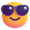 smiling face with sunglasses emoji